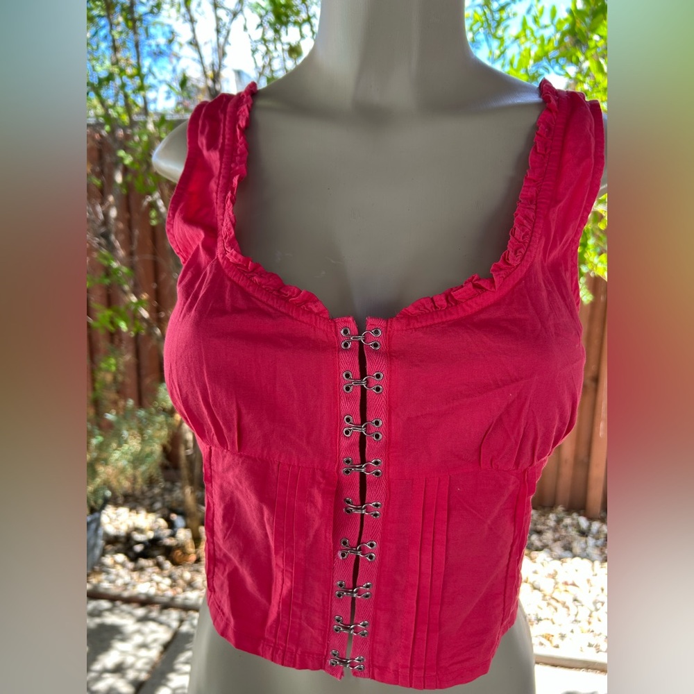 Free people Women's Pink Corset Top